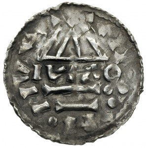 Ratyzbona, ks. Henryk II Kłótnik 985-995, denar z lat 9...