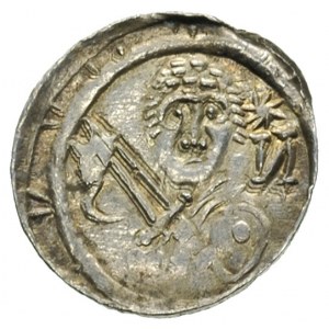 Władysław Wygnaniec 1138-1146, denar, Aw: Książę z miec...
