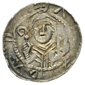 Władysław Wygnaniec 1138-1146, denar, Aw: Książę z miec...