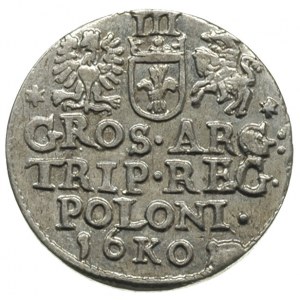 trojak 1601, Kraków, popiersie króla w prawo, Iger K.01...