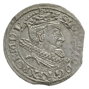 grosz 1606, Kraków, moneta z końca blachy, ale ładnie z...