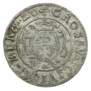 grosz 1629, Elbląg, okupacja szwedzka, Ahlström 29.b