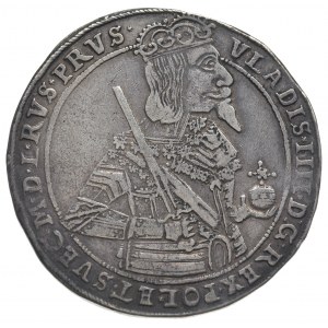 talar 1638, Toruń, srebro 28.58 g, Dav. 4374, T. 6, pat...