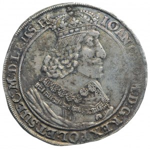 talar 1649, Gdańsk, odmiana z dużą głową króla, srebro ...