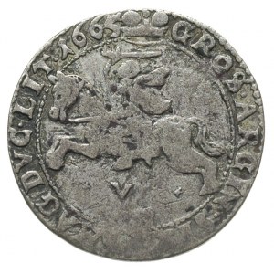 szóstak 1665, Wilno, Ivanauskas 7JK12.2, patyna