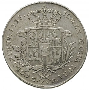 talar 1788, Warszawa, srebro 27.26 g, odmiana z dłuższy...