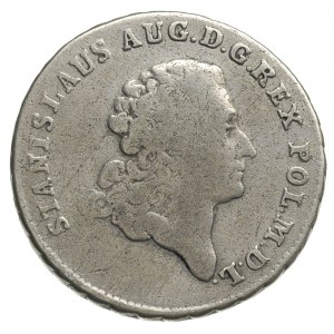 dwuzłotówka 1772, Warszawa, odmiana z literami A-P, Pla...