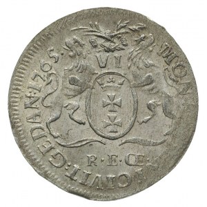 szóstak 1765, Gdańsk, Plage 503, jak na ten typ monety ...