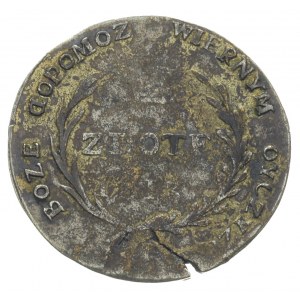 2 złote 1813, Zamość, rzadsza odmiana z odwróconą liter...