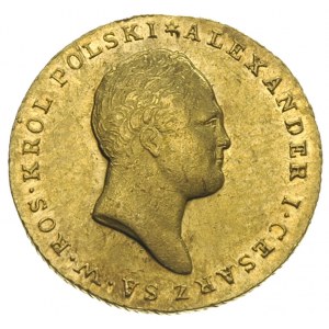 25 złotych 1818, Warszawa, złoto 4,89 g, Plage 12, Bitk...