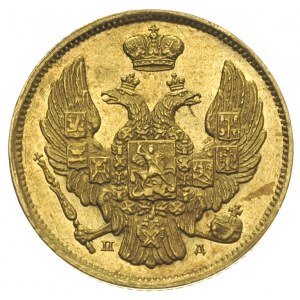 3 ruble = 20 złotych 1838, Petersburg, złoto 3,93 g, Pl...