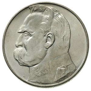 10 złotych 1937, Warszawa, Józef Piłsudski, Parchimowic...