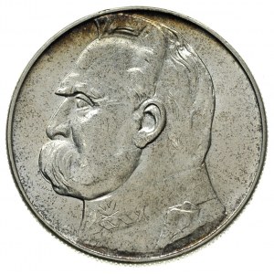 10 złotych 1938, Warszawa, Józef Piłsudski, Parchimowic...