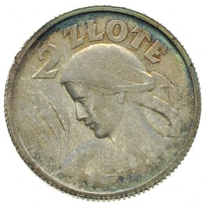 2 złote 1924, Paryż, pochodnia po dacie, Parchimowicz 1...