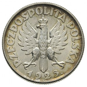 2 złote 1925, Londyn, kropka po dacie, Parchimowicz 109...
