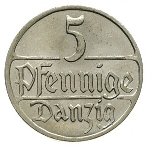 5 fenigów 1923, Berlin, Parchimowicz 55.a, wyśmienity e...