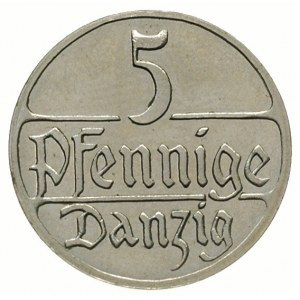 5 fenigów 1923, Berlin, Parchimowicz 55.c, moneta wybit...