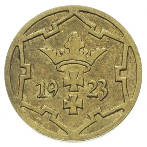 5 fenigów 1923, Berlin, mosiądz 1.98 g, Parchimowicz -,...