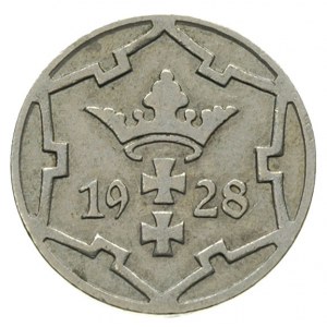 5 fenigów, 1928, Berlin, Parchimowicz 55.b, rzadki rocz...