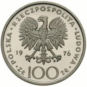 100 złotych 1976, Tadeusz Kościuszko, na rewersie wypuk...