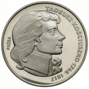 100 złotych 1976, Tadeusz Kościuszko, na rewersie wypuk...