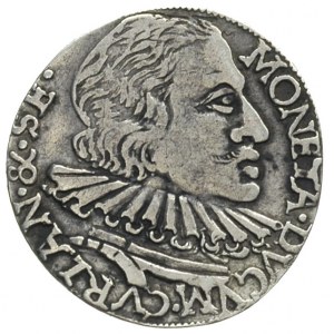 Wilhelm Kettler 1596-1626, trojak 1599, Mitawa, Iger Ku...