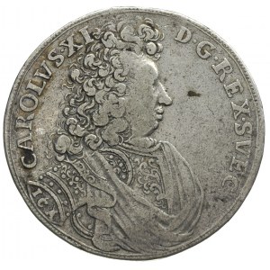 2/3 talara (gulden) 1697, Szczecin, Ahlström 122.a, Dav...