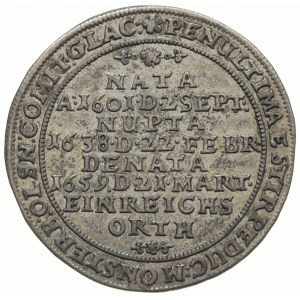 Jerzy III Brzeski 1654-1664, ort 1659, Brzeg, FuS 1836,...