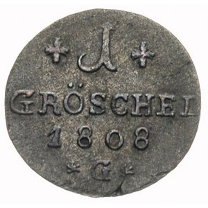 1 greszel 1808 G i 1809 G, Kłodzko, FuS 1312 i 1317, łą...