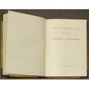 Marian Gumowski - Mennica bydgoska, Toruń 1955 r., ksią...