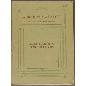 Sally Rosenberg - Auktions-Katalog, Sammlung des Herrn ...