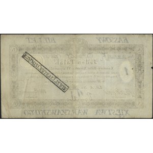 1 talar 1.12.1810, podpis komisarza: Badeni, na stronie...
