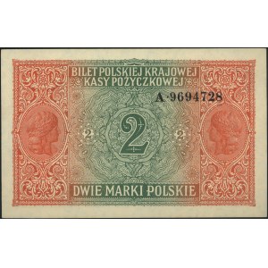 2 marki polskie 9.12.1916, \Generał, seria A