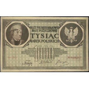 1.000 marek polskich 17.05.1919, seria DD, numeracja 7-...