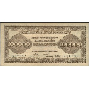 100.000 marek polskich 30.08.1923, seria G, Miłczak 35,...