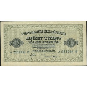 500.000 marek polskich 30.08.1923, seria AB, numeracja ...