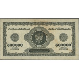 500.000 marek polskich 30.08.1923, seria AD numeracja 6...