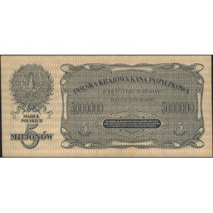 5.000.000 marek polskich 20.11.1923, seria A, Miłczak 3...