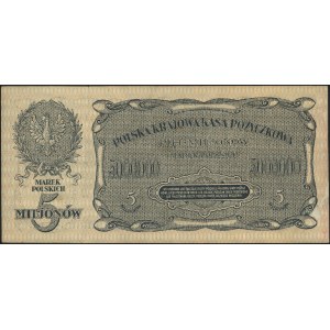 5.000.000 marek polskich 20.11.1923, seria D, Miłczak 3...