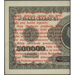 1 grosz 28.04.1924, prawa połówka, seria AY, numeracja ...