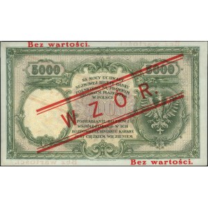 5.000 złotych 28.02.1919, WZÓR, Miłczak 56, Lucow 600 (...