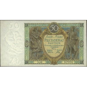 50 złotych 28.08.1925, seria AW., Miłczak 62b, Lucow 62...