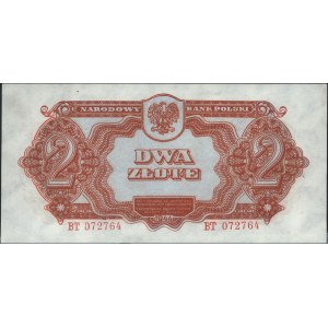 2 złote 1944, \obowiązkowym, seria BT