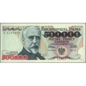 500.000 złotych 15.11.1993, seria R, Miłczak 193a