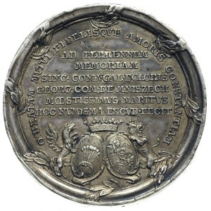 medal -śmierć Marii Amalii Mniszech z domu Brühl 1772 r...