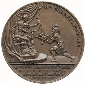 medal na pamiątkę narodzin syna Fryderyka Alojzego Brüh...