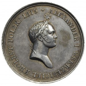 Aleksander I  medal 1826 r, Aw: Popiersie cara w prawo ...