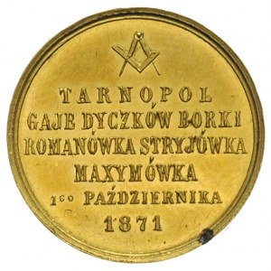medal na otwarcie linii kolejowej z Tarnopola do Maxymó...