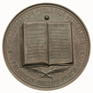 medal wybity dla upamiętnienia Rusinów pomordowanych pr...