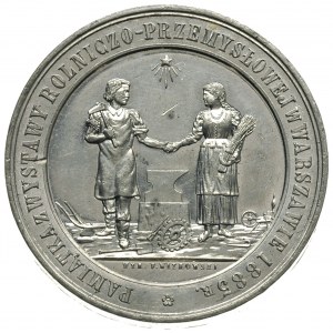 medal z Wystawy Rolniczo-Przemysłowej w Warszawie 1885 ...
